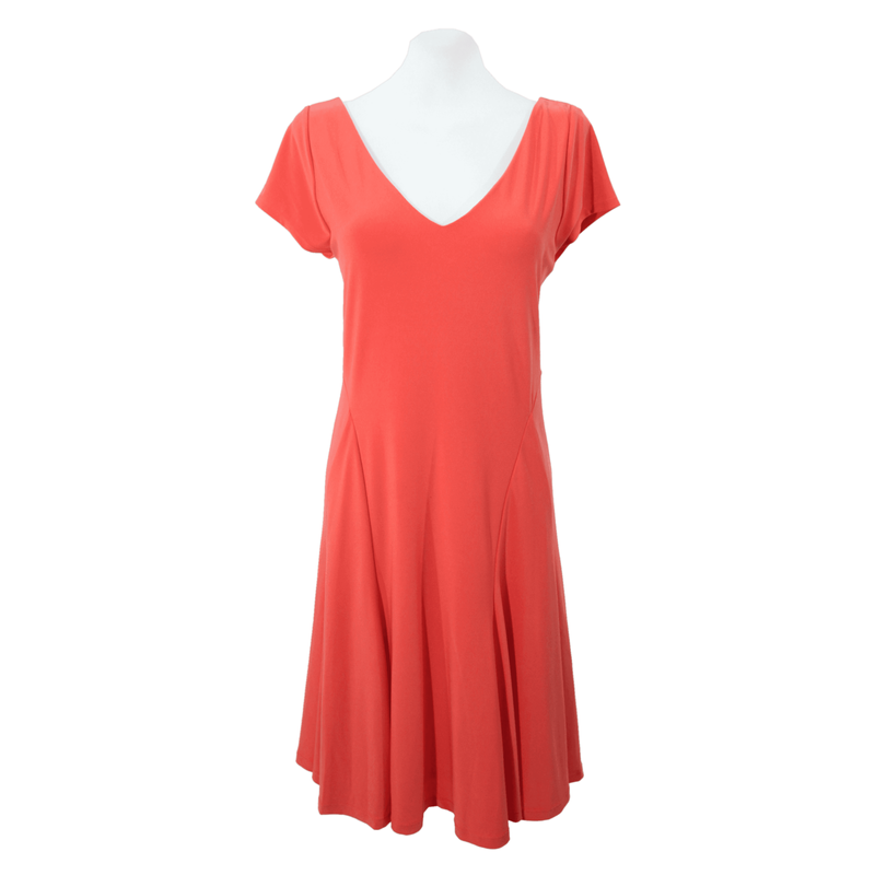 ralph lauren orange dress