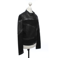 Ikks Jacket/Coat Leather in Black