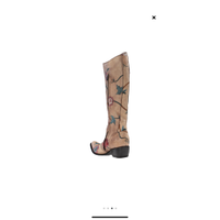 Gianni Barbato Stiefel aus Leder in Beige