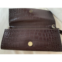 Pollini Clutch Bag Leather in Brown