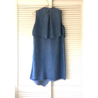 Calvin Klein Jeans Kleid aus Viskose in Blau