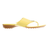 Tod's Sandali in Pelle in Giallo