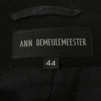Ann Demeulemeester Manteau en noir