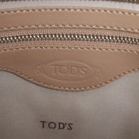 Tod's Handtas in donker beige