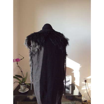 Roberto Cavalli Jacket/Coat Fur in Black