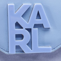 Karl Lagerfeld Borsa a tracolla in Pelle in Blu