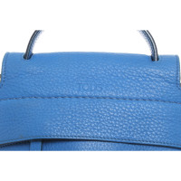 Tod's Mini Wave Backpack in Pelle in Blu