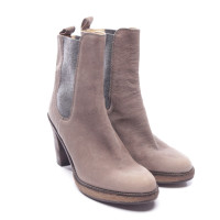 Brunello Cucinelli Ankle boots Leather in Beige