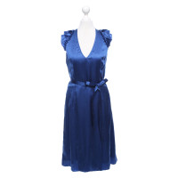 Burberry Kleid aus Seide in Blau