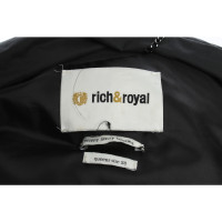 Rich & Royal Jacke/Mantel in Schwarz
