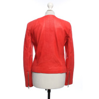 Set Jacke/Mantel aus Baumwolle in Rot