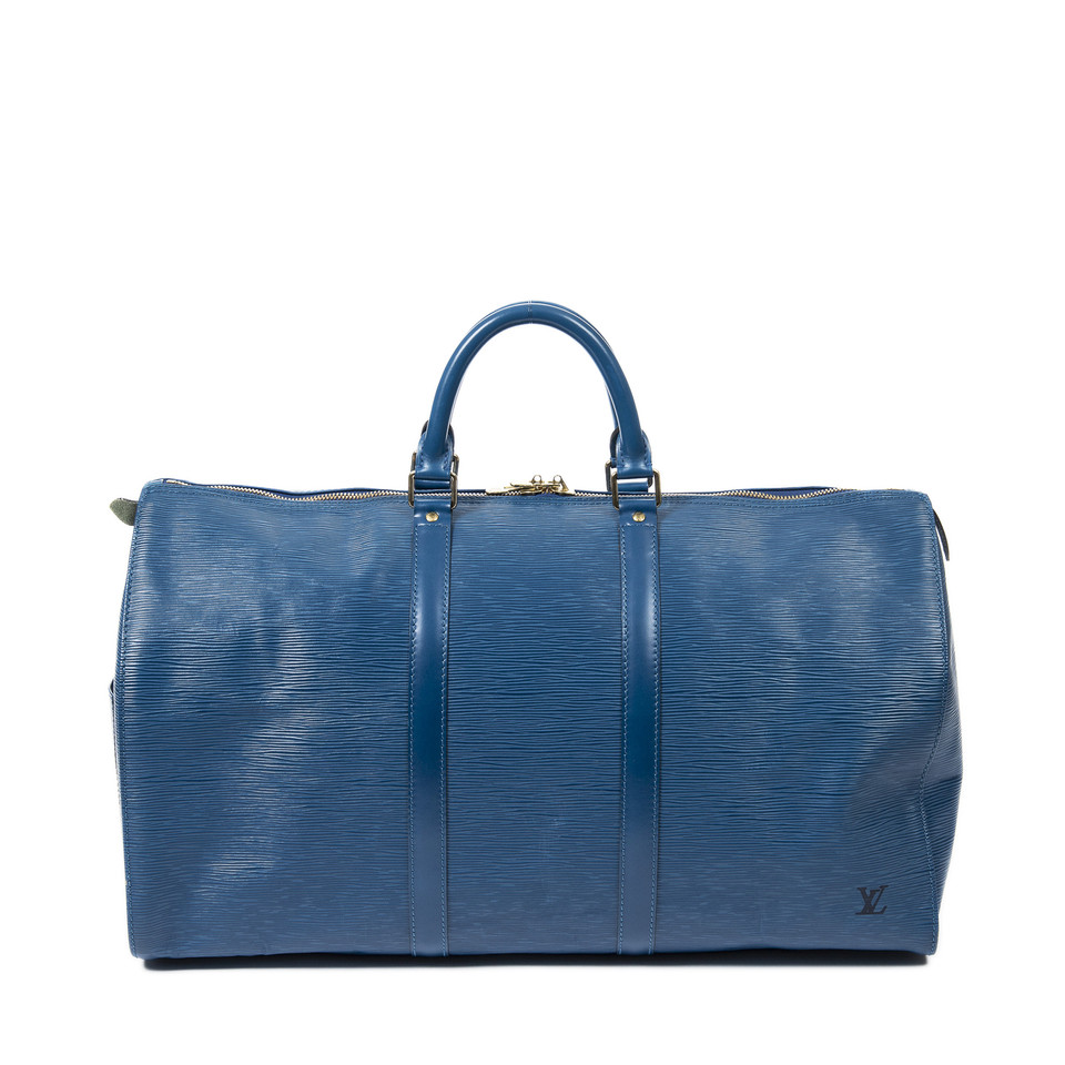 Louis Vuitton Keepall 50 in Blauw