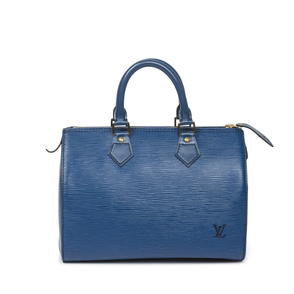 Louis Vuitton Speedy 25 in Blauw