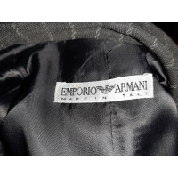Emporio Armani Jacke/Mantel aus Viskose in Grau