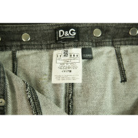 Dolce & Gabbana Rock aus Jeansstoff in Grau