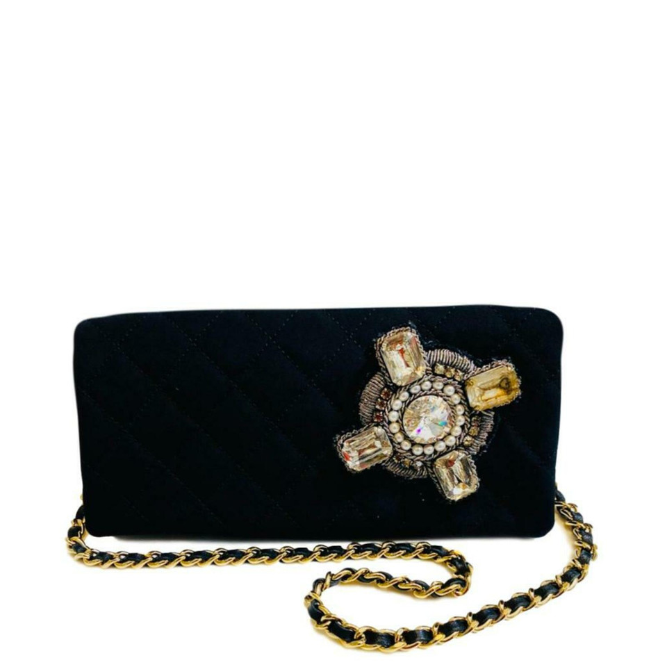 Chanel Handbag Jersey in Black