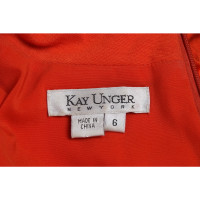 Kay Unger New York Jurk Jersey in Oranje