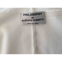 Philosophy Di Alberta Ferretti Oberteil aus Baumwolle in Weiß