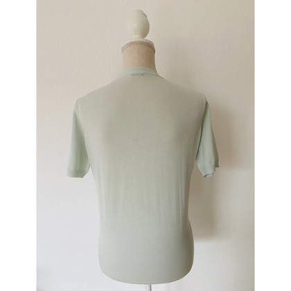 Malo Tricot en Coton en Vert