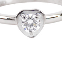 Cartier Diamonds Legers Heart Diamond Solitaire Ring