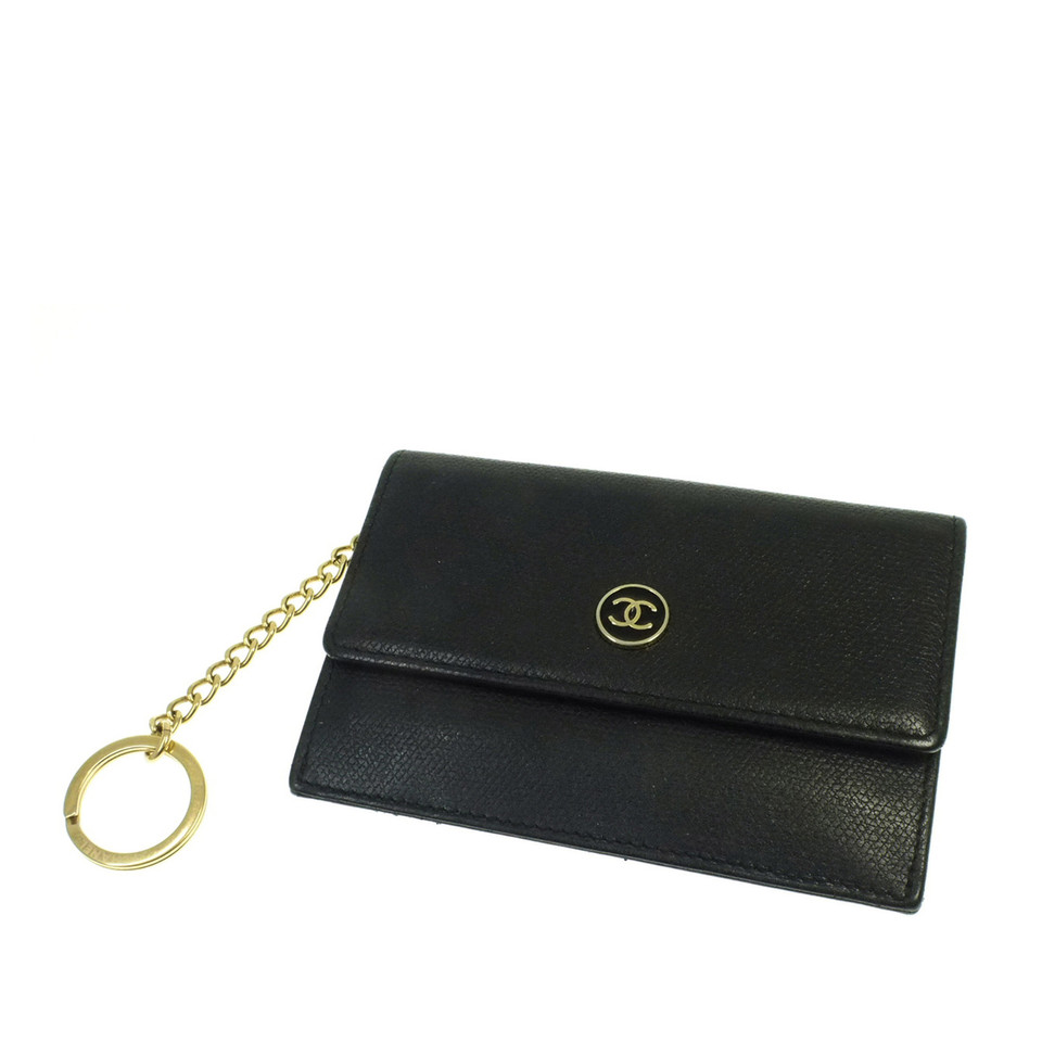 Chanel Accessoire aus Leder in Schwarz