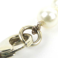 Chanel Collier en Perles en Blanc