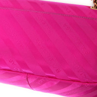 Balenciaga BB Chain aus Samt Zijde in Roze