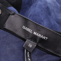 Isabel Marant Oberteil aus Leder in Blau