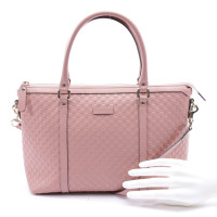 Gucci Handtas Leer in Roze