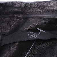 Sly 010 Skirt Leather in Black