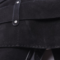 Balmain Stiefeletten aus Leder in Schwarz