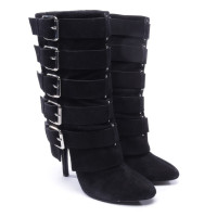 Balmain Stivaletti in Pelle in Nero