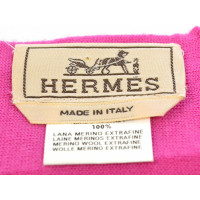 Hermès Sjaal Wol in Roze