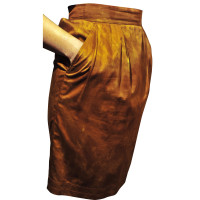 Yves Saint Laurent Skirt in Gold