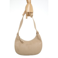 Longchamp Handtasche aus Leder in Nude