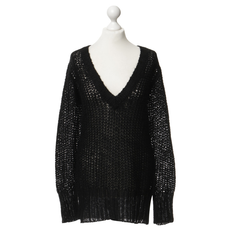 By Malene Birger Black knit pullover