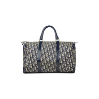 Christian Dior Handtas Canvas in Blauw