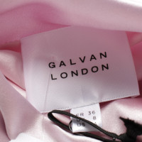 Galvan London Robe en Soie en Violet