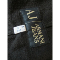 Armani Jeans Blazer aus Baumwolle in Schwarz