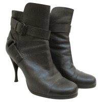 Balenciaga Bottines en Cuir en Marron