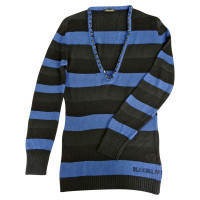 Blumarine Knit sweater with semi-precious stones