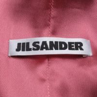 Jil Sander Leather Blazer in grey brown