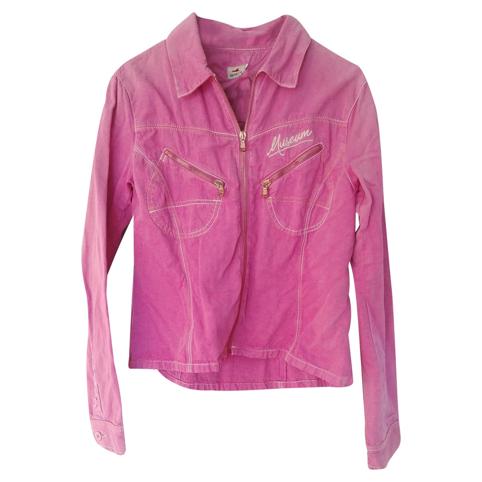 Museum Jacke/Mantel aus Baumwolle in Rosa / Pink