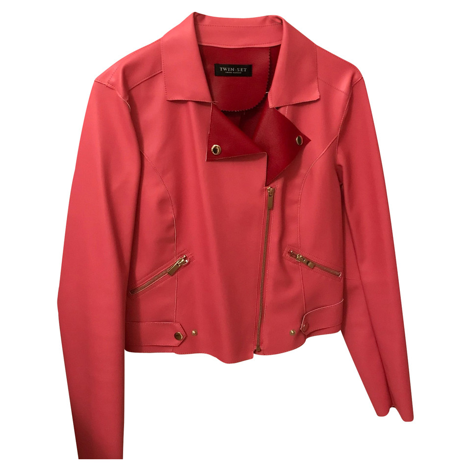 Twin Set Simona Barbieri Jacket in Pink