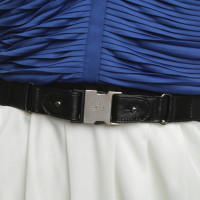 Gucci Bandeau top in blue / cream white