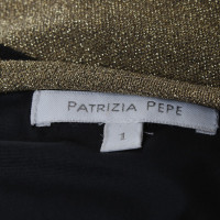 Patrizia Pepe top and skirt in gold