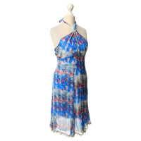Costume National Silk dress with a floral pattern