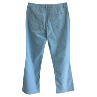 Escada Paire de Pantalon en Coton en Bleu