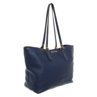 Miu Miu Handtasche aus Leder in Blau