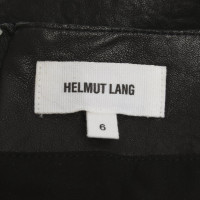 Helmut Lang Jupe en Cuir en Noir